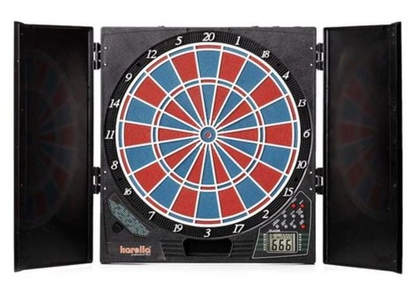 Karella 808901 - Elektronische Dartscheibe CB 25 Turnierausführung