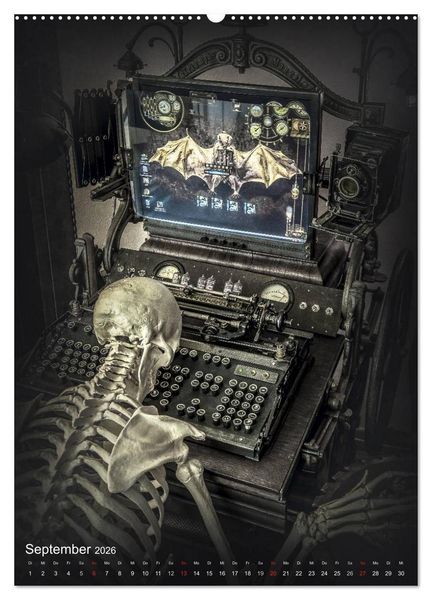 Produktbild: Steampunk Artwork (hochwertiger Premium Wandkalender 2026 DIN A2 hoch), Kunstdruck in Hochglanz