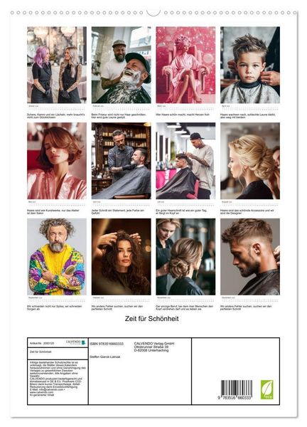Produktbild: Zeit f&uuml;r Sch&ouml;nheit (hochwertiger Premium Wandkalender 2026 DIN A2 hoch), Kunstdruck in Hochglanz