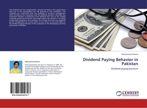 Produktbild: Dividend Paying Behavior in Pakistan