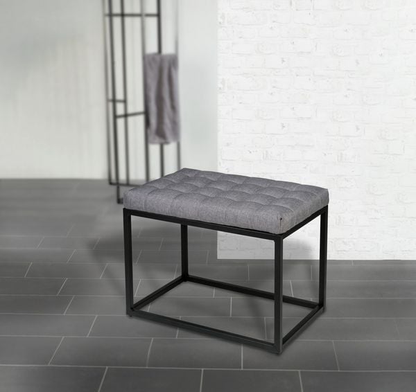 Produktbild: Bank mit Polster Mod. Amandola, 59 x 45,5 x 39 cm, belastbar bis zu 120 kg