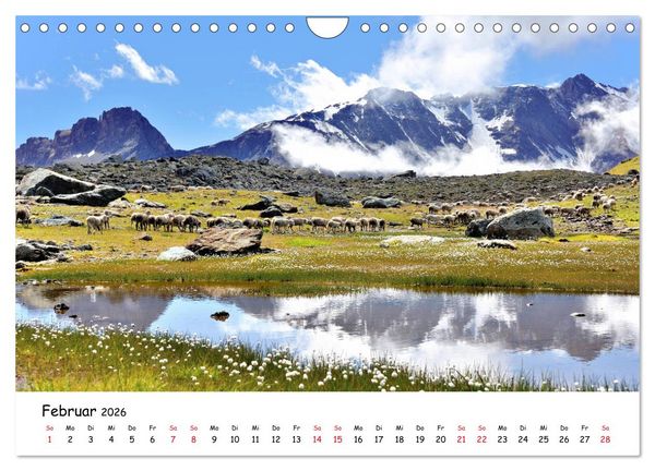 Produktbild: Franz&ouml;sische Alpen - Route des Grandes Alpes (Wandkalender 2026 DIN A4 quer), CALVENDO Monatskalender