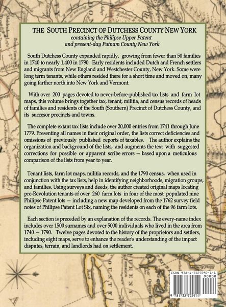 Produktbild: The South Precinct of Dutchess County New York 1740-1790