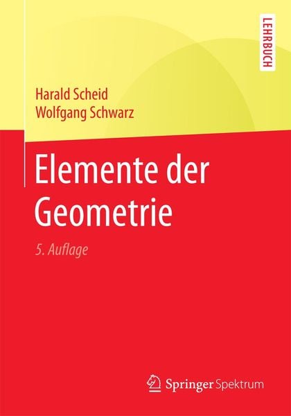 Produktbild: Elemente der Geometrie