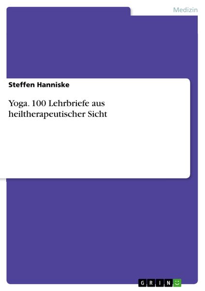 Produktbild: Yoga. 100 Lehrbriefe aus heiltherapeutischer Sicht