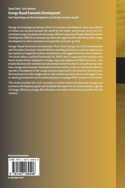 Produktbild: Energy-Based Economic Development