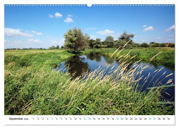 Produktbild: Die Havel entlang - Brandenburg, Rathenow, Havelberg (Wandkalender 2026 DIN A2 quer), CALVENDO Monatskalender