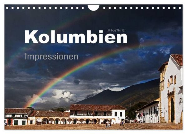 Produktbild: Kolumbien Impressionen (Wandkalender 2026 DIN A4 quer), CALVENDO Monatskalender