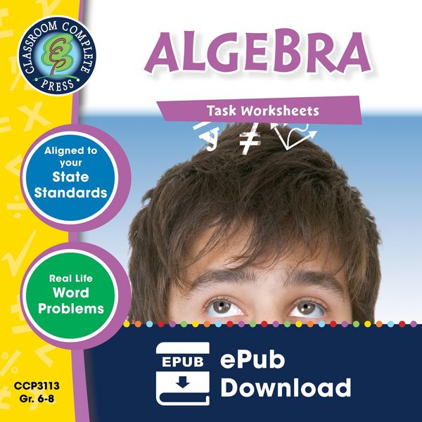 Produktbild: Algebra - Task Sheets Gr. 6-8