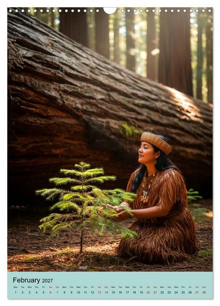 Produktbild: Wooden Mammoths (Wall Calendar 2027 DIN A3 portrait), CALVENDO 12 Month Wall Calendar