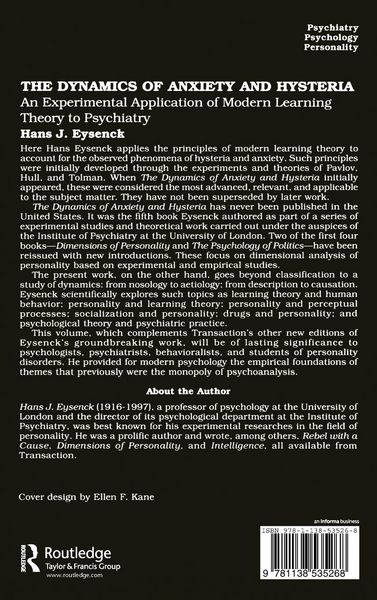 Produktbild: The Dynamics of Anxiety and Hysteria