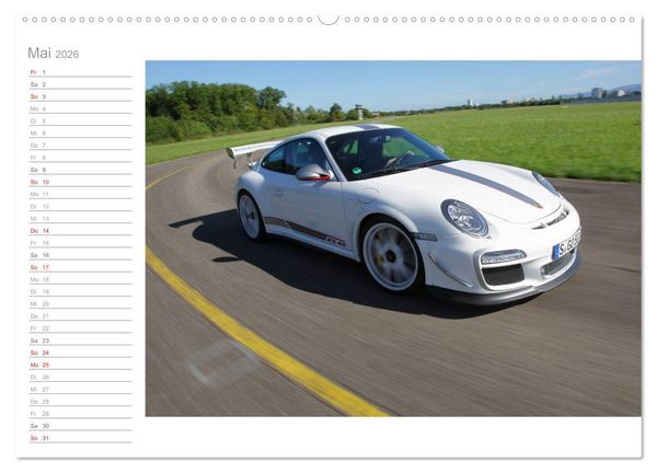 Produktbild: Porsche GT3RS 4,0 (Wandkalender 2026 DIN A2 quer), CALVENDO Monatskalender
