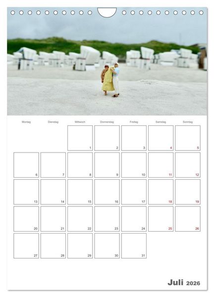 Produktbild: Wangerooge anders erleben (Wandkalender 2026 DIN A4 hoch), CALVENDO Monatskalender