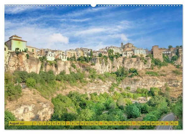 Produktbild: Die h&auml;ngenden H&auml;user von Cuenca (Wandkalender 2027 DIN A2 quer), CALVENDO Monatskalender
