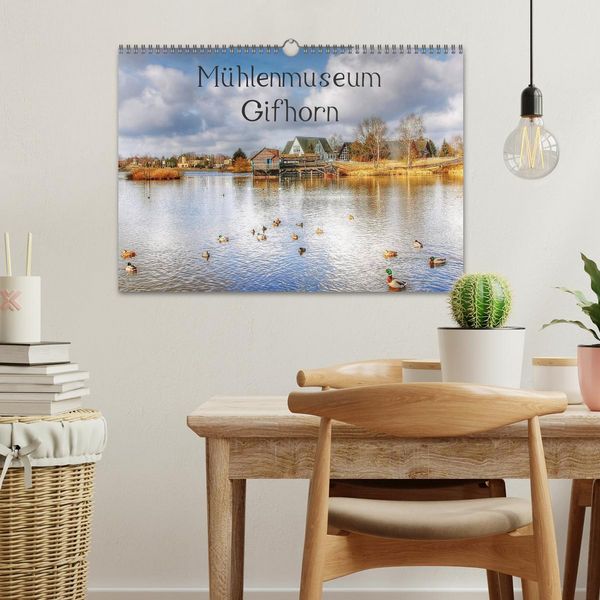 Produktbild: M&uuml;hlenmuseum Gifhorn (Wandkalender 2026 DIN A3 quer), CALVENDO Monatskalender