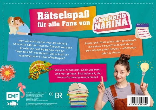 Produktbild: Checkerin Marina: Der spannende Spiel- und R&auml;tselblock
