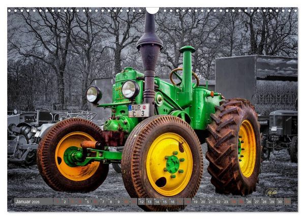 Produktbild: Traktoren - Oldtimer (Wandkalender 2026 DIN A3 quer), CALVENDO Monatskalender