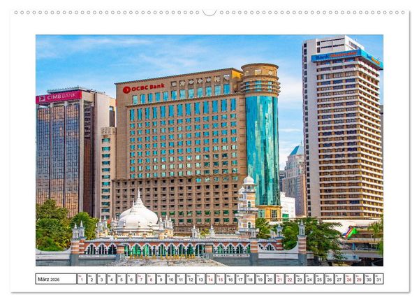 Produktbild: Kuala Lumpur - Traumreiseziel (Wandkalender 2026 DIN A2 quer), CALVENDO Monatskalender