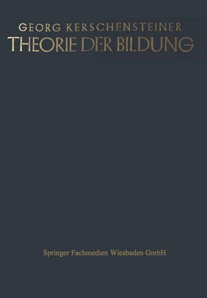 Produktbild: Theorie der Bildung