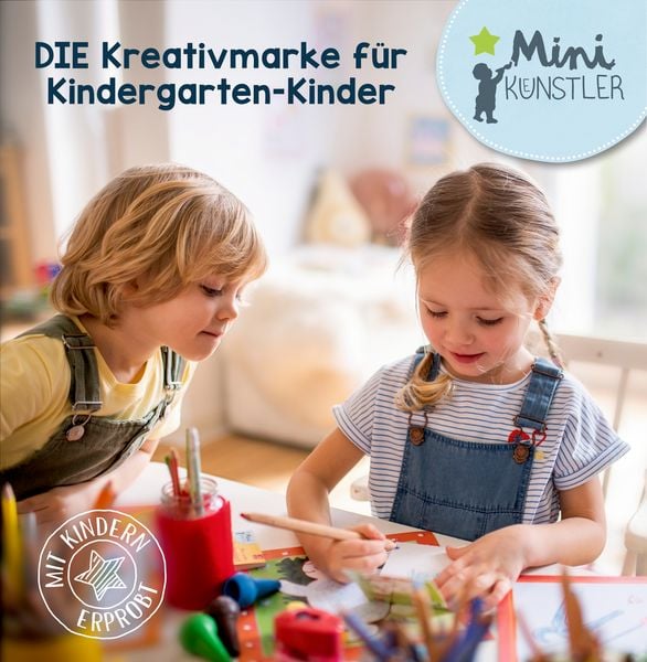 Produktbild: Mein gr. Bastelset: Fingerstempeln (Mini-K&uuml;nstler)