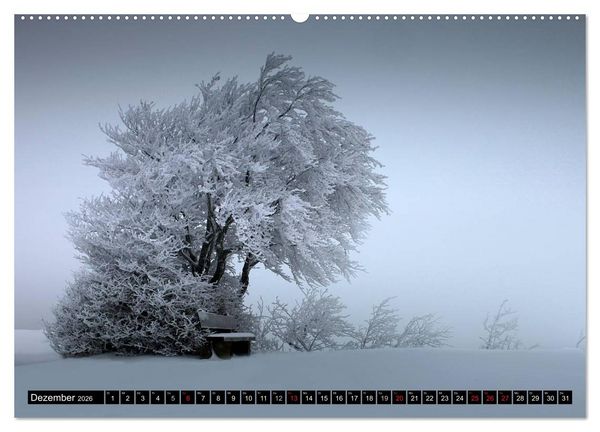 Produktbild: WETTER-LANDSCHAFTEN (hochwertiger Premium Wandkalender 2026 DIN A2 quer), Kunstdruck in Hochglanz