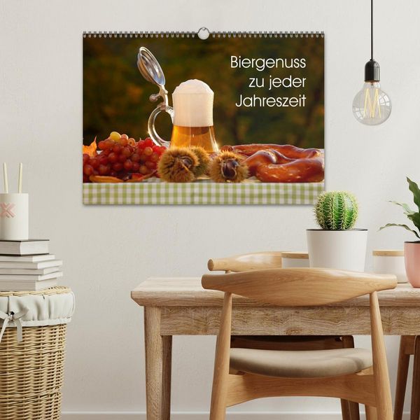 Produktbild: Biergenuss zu jeder Jahreszeit (Wandkalender 2026 DIN A3 quer), CALVENDO Monatskalender