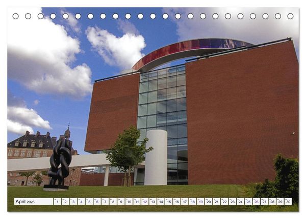 Produktbild: Aarhus: Stadt des L&auml;chelns - Kulturhauptstadt D&auml;nemarks (Tischkalender 2026 DIN A5 quer), CALVENDO Monatskalender