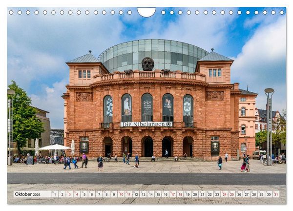 Produktbild: Mainz - Lebensfreude in RheinKultur (Wandkalender 2026 DIN A4 quer), CALVENDO Monatskalender