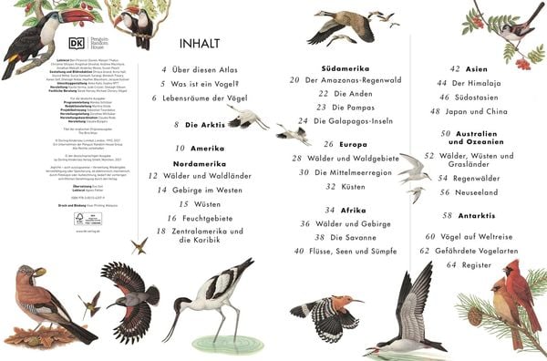 Produktbild: Atlas der V&ouml;gel