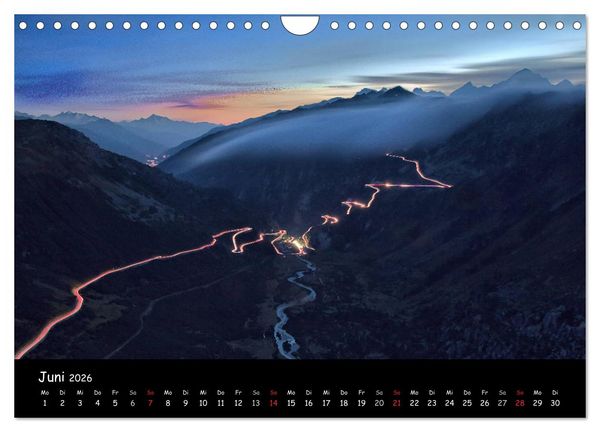 Produktbild: DIE ALPEN - Schroffe Gipfel und stille Seen (Wandkalender 2026 DIN A4 quer), CALVENDO Monatskalender