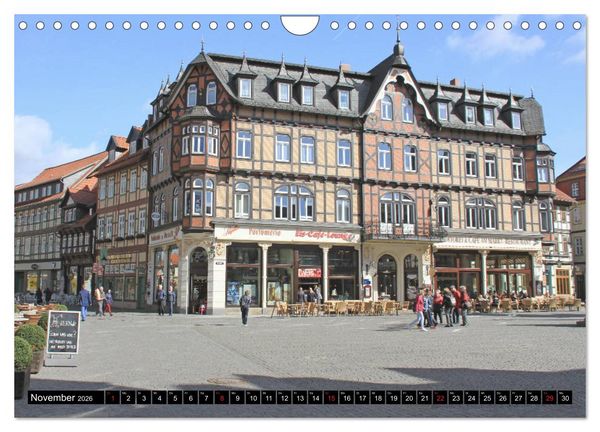 Produktbild: Wernigerode - Fachwerkstadt am Harz (Wandkalender 2026 DIN A4 quer), CALVENDO Monatskalender
