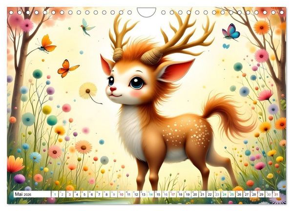 Produktbild: Zauberhafte Fabelwelt (Wandkalender 2026 DIN A4 quer), CALVENDO Monatskalender