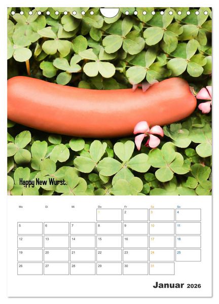 Produktbild: Ist mir Wurst Kalender (Wandkalender 2026 DIN A4 hoch), CALVENDO Monatskalender