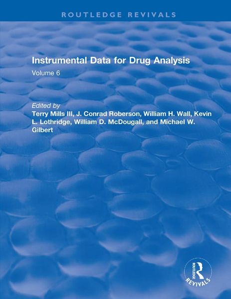 Produktbild: Instrumental Data for Drug Analysis, Second Edition