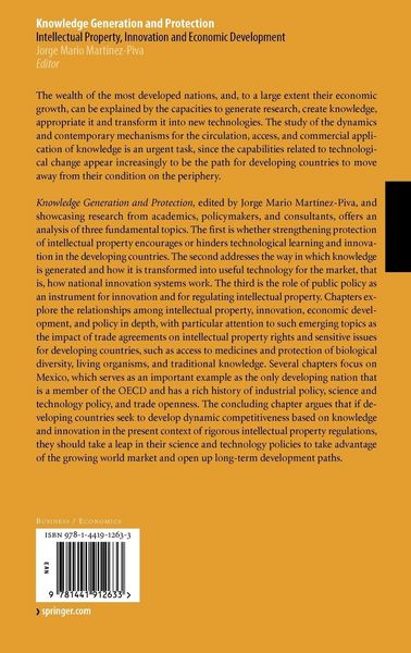Produktbild: Knowledge Generation and Protection