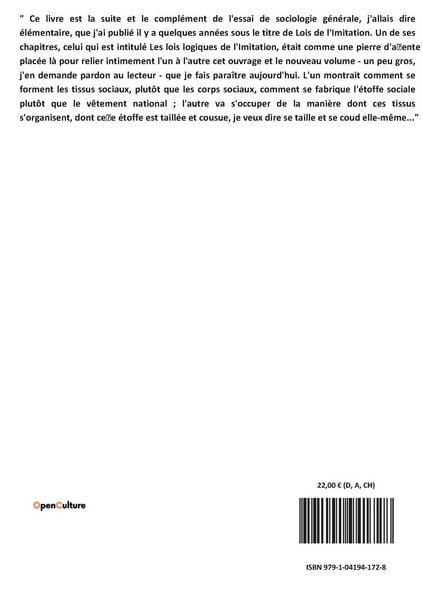Produktbild: La logique sociale