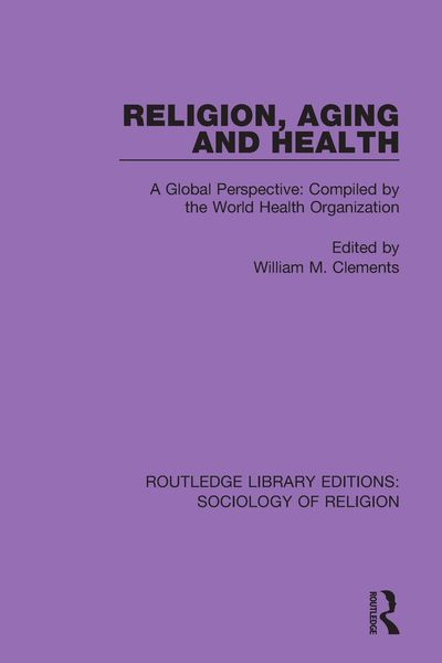 Produktbild: Religion, Aging and Health