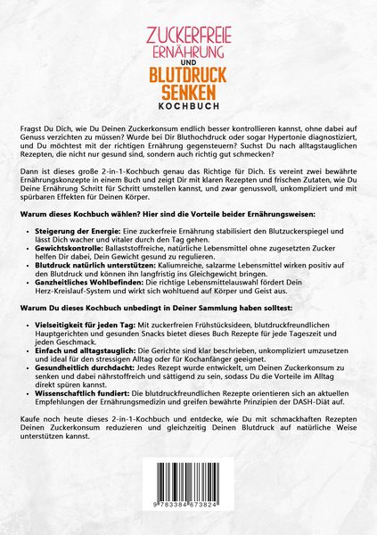 Produktbild: Zuckerfreie Ern&auml;hrung und Blutdruck senken Kochbuch