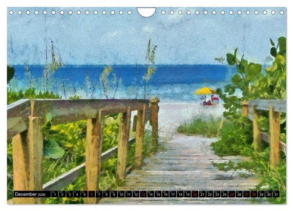 Produktbild: Beautiful Beaches Of Naples (Wall Calendar 2026 DIN A4 landscape), CALVENDO 12 Month Wall Calendar