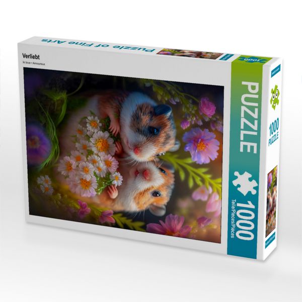 Produktbild: CALVENDO Puzzle Verliebt | 1000 Teile Lege-Gr&ouml;&szlig;e 64x48cm Foto-Puzzle f&uuml;r gl&uuml;ckliche Stunden