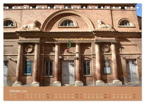 Produktbild: Urbino - Ein Spaziergang durch die Renaissance-Stadt in den Marken (Tischkalender 2026 DIN A5 quer), CALVENDO Monatskalender