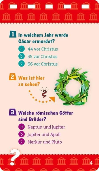Produktbild: WAS IST WAS Quiz Das alte Rom