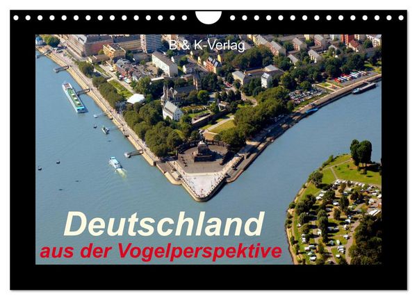 Produktbild: Deutschland aus der Vogelperspektive (Wandkalender 2026 DIN A4 quer), CALVENDO Monatskalender