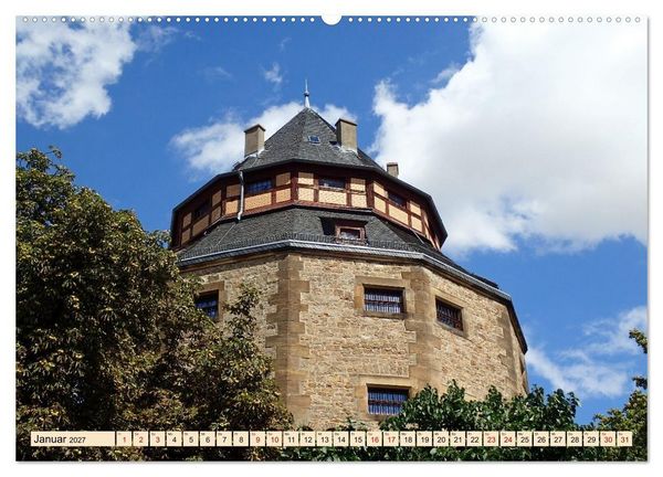 Produktbild: Alzey in Rheinhessen Ein Stadtspaziergang im Sommer (hochwertiger Premium Wandkalender 2027 DIN A2 quer), Kunstdruck in Hochglanz