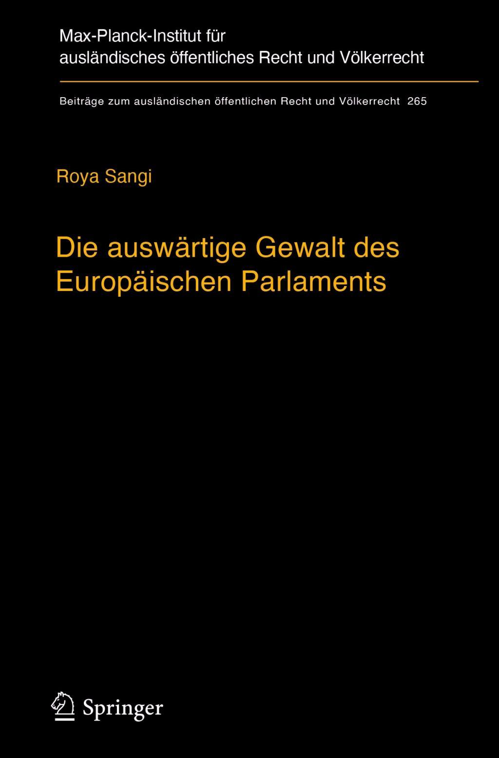 Produktbild: Die ausw&auml;rtige Gewalt des Europ&auml;ischen Parlaments