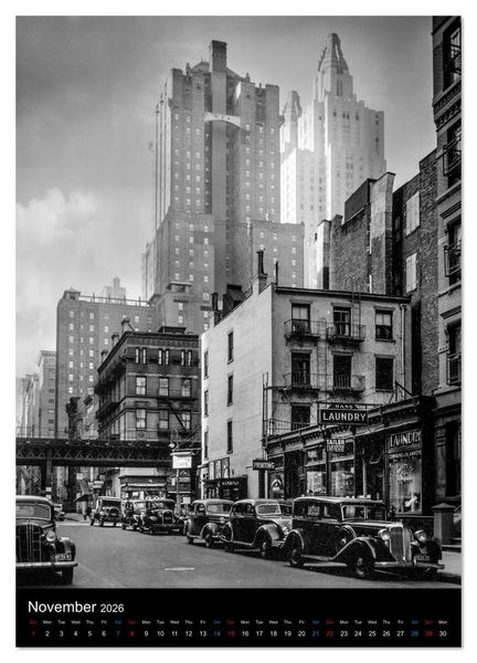 Produktbild: Historic New York 1936 (Wall Calendar 2026 DIN A4 portrait), CALVENDO 12 Month Wall Calendar