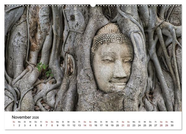 Produktbild: Buddhistische Tempel Thailand (Wandkalender 2026 DIN A2 quer), CALVENDO Monatskalender