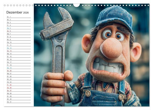 Produktbild: Kaffee, Kabel, Katastrophen (Wandkalender 2026 DIN A3 quer), CALVENDO Monatskalender