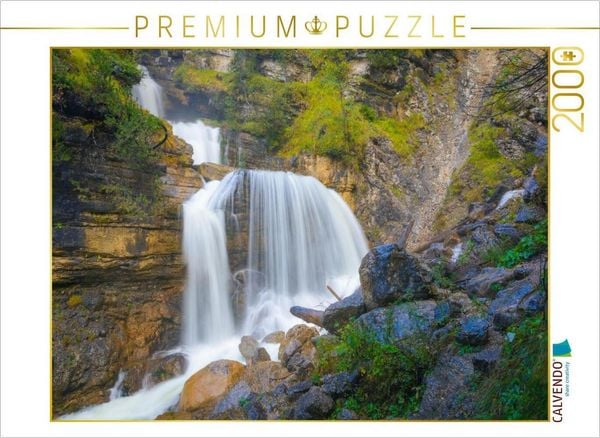 CALVENDO Puzzle Kuhfluchtwasserfälle in Farchant | 2000 Teile Lege-Größe 90x67cm Foto-Puzzle für glückliche Stunden
