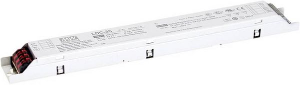 MEAN WELL MW LDC-35 LED-Treiber Konstantleistung 35W 300 - 1000mA 27 - 56 V/DC nicht dimmbar, PFC-Schaltkreis, Möbelzulassung